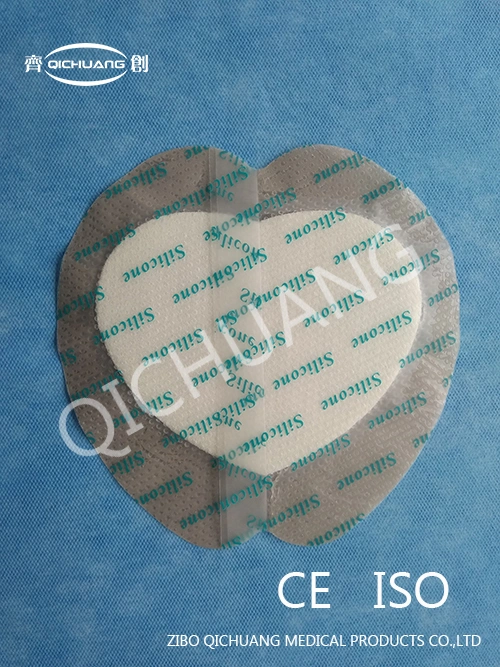 Disposable Ultra Absorbent Hydrocellular Sacrum Bordered High Absorbency Silicone Gel Foam Dressing Heart Shaped