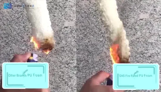 B1 특수 용도 프로젝트 건물을 위한 건축자재 건물 갭 방화제 충전 PU 접착 폼